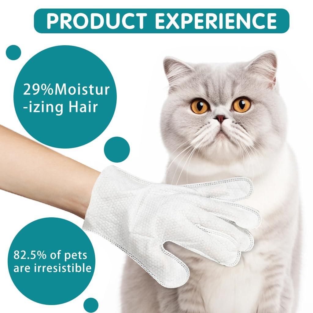 6Pcs Disposable  Pet Cleaning Gloves